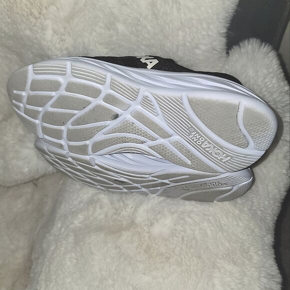 HOKA Ora Recovery Shoe 2 Black / White Slip On Women's Size 9 - Picture 8 of 11